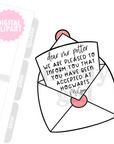 Acceptance Letter Clipart (Personal Use Only)