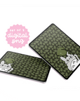 Botanical Ghibli Tablet Background SET OF 2