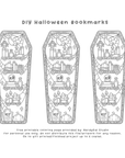 Halloween Bookmarks Coloring Page FREEBIE