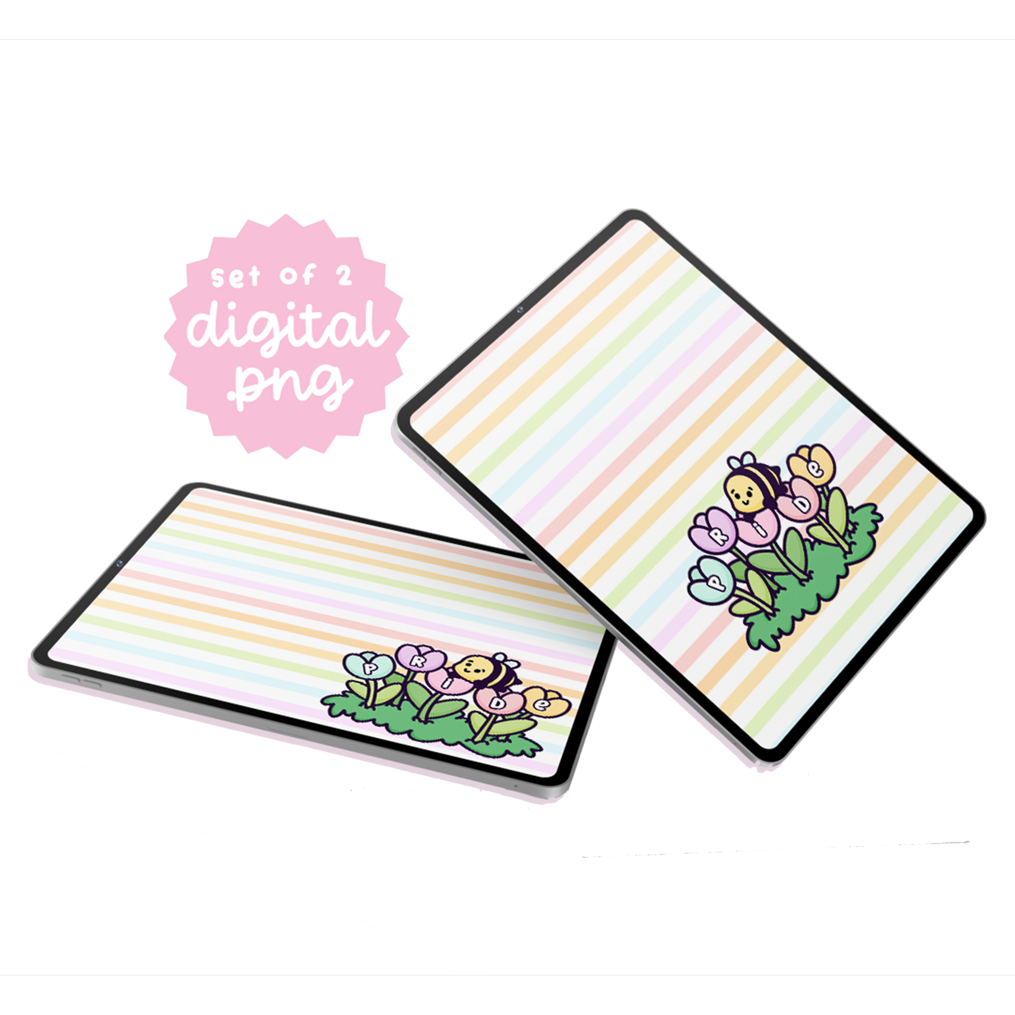 Pride Tablet Background SET OF 2