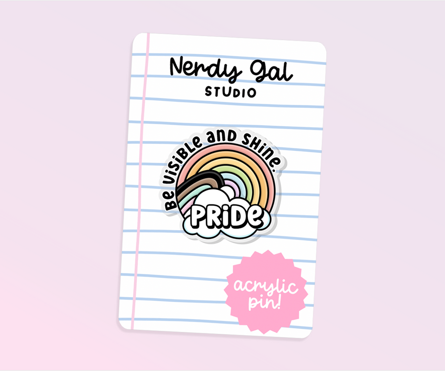 Pride Acrylic Pin