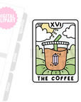 Coffee Tarot Clipart (Personal Use Only)