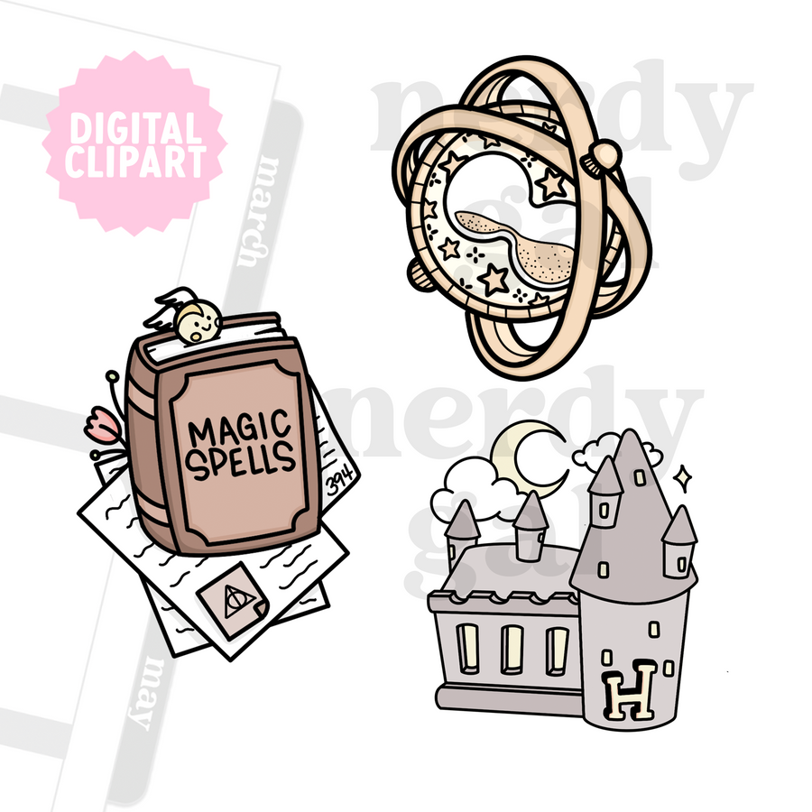 Mischief Managed Clipart (Personal Use Only)