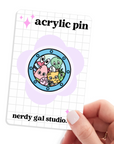 Bikini Bottom Friends Acrylic Pin