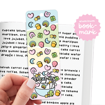 Cereal-sly Lucky Metal Bookmark