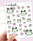 Strawberry Frog Doodles