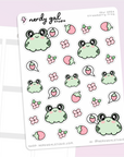 Strawberry Frog Doodles