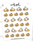 Pumpkin Ghostie Doodles