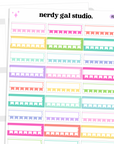 Standard (1.5") Habit Tracker Planner Stickers