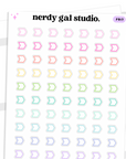 Arrow Checkbox Planner Stickers