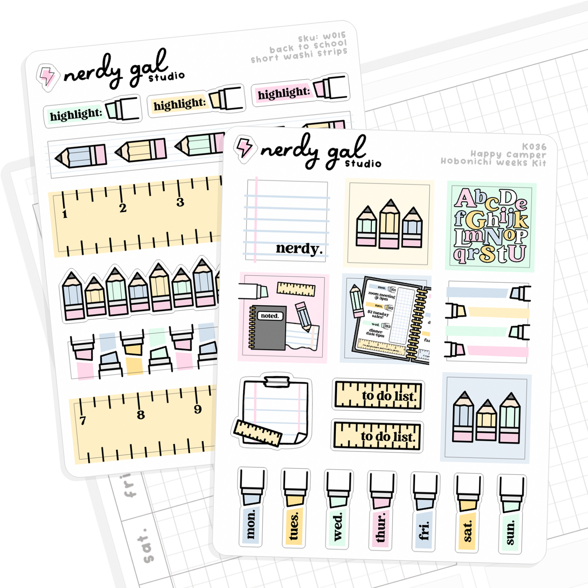 Stationery Nerd Weeks Kit