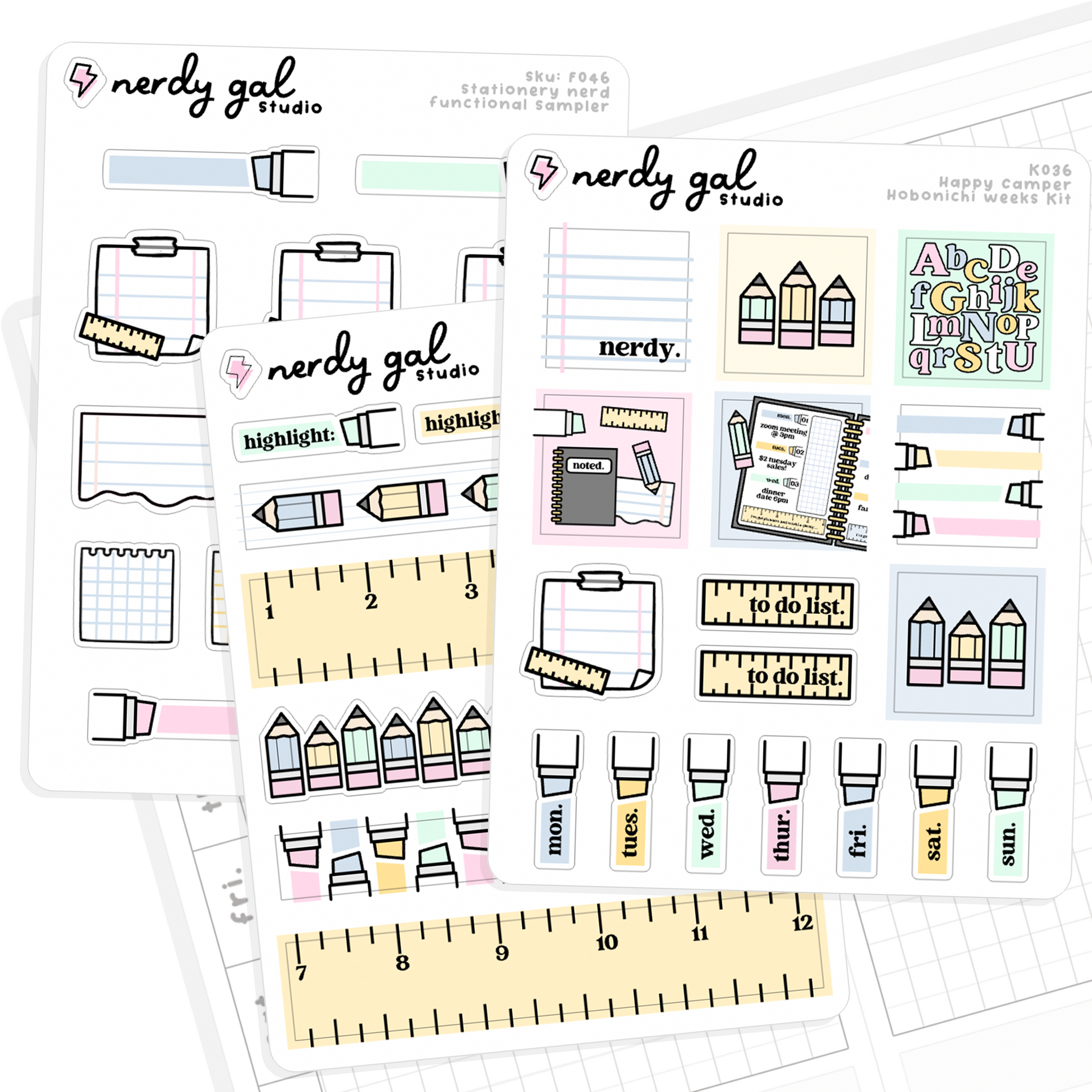 Stationery Nerd Weeks Kit