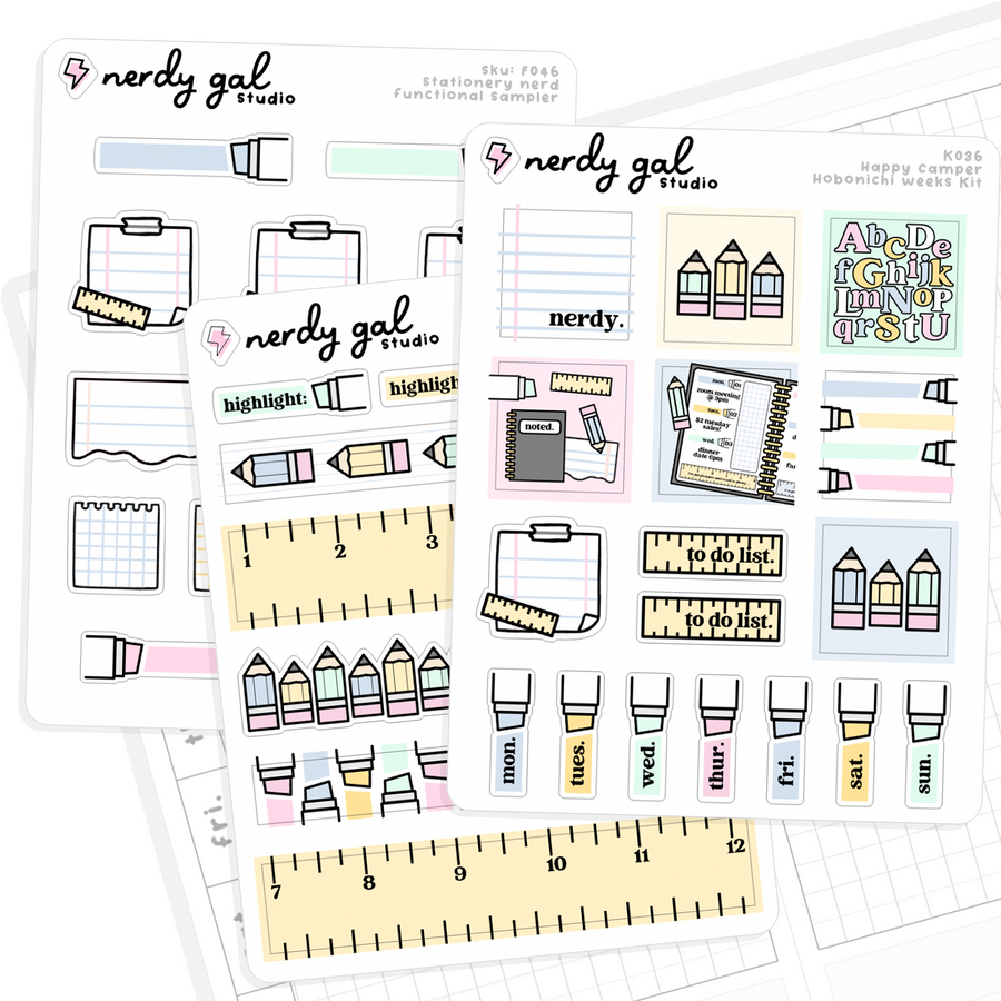 Stationery Nerd Weeks Kit