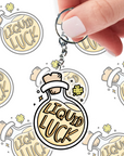 Liquid Luck Acrylic Keychain