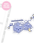 Melatonin Molecule Vinyl Sticker