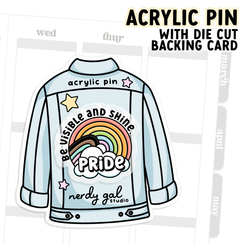 Pride Acrylic Pin