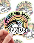 Glittery Holo Pride Vinyl Sticker