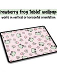 Strawberry Frog Tablet Wallpaper