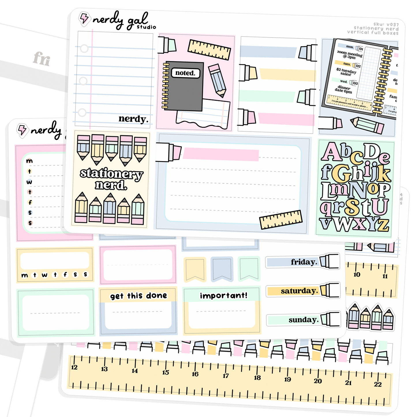 Stationery Nerd Vertical Kit