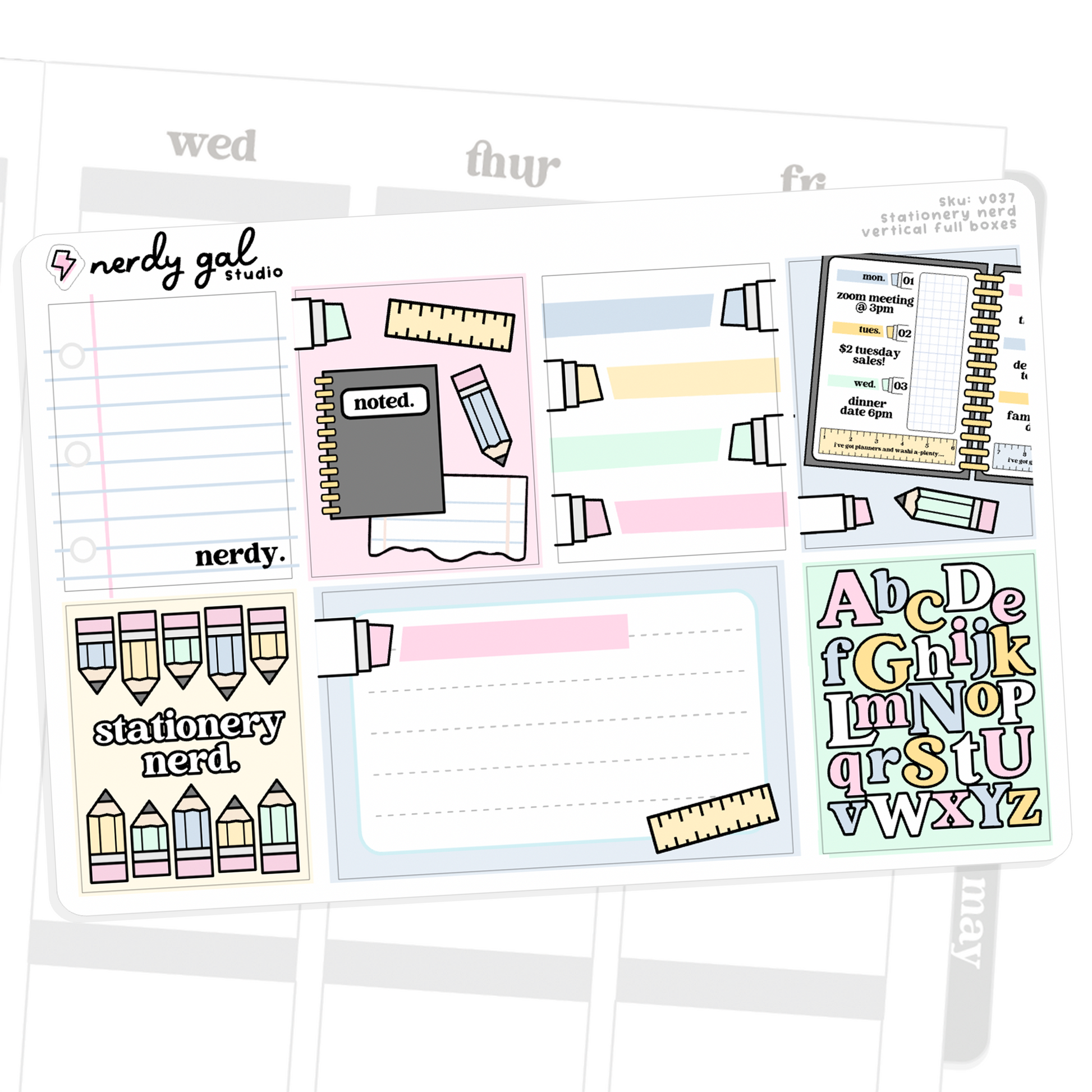 Stationery Nerd Vertical Kit