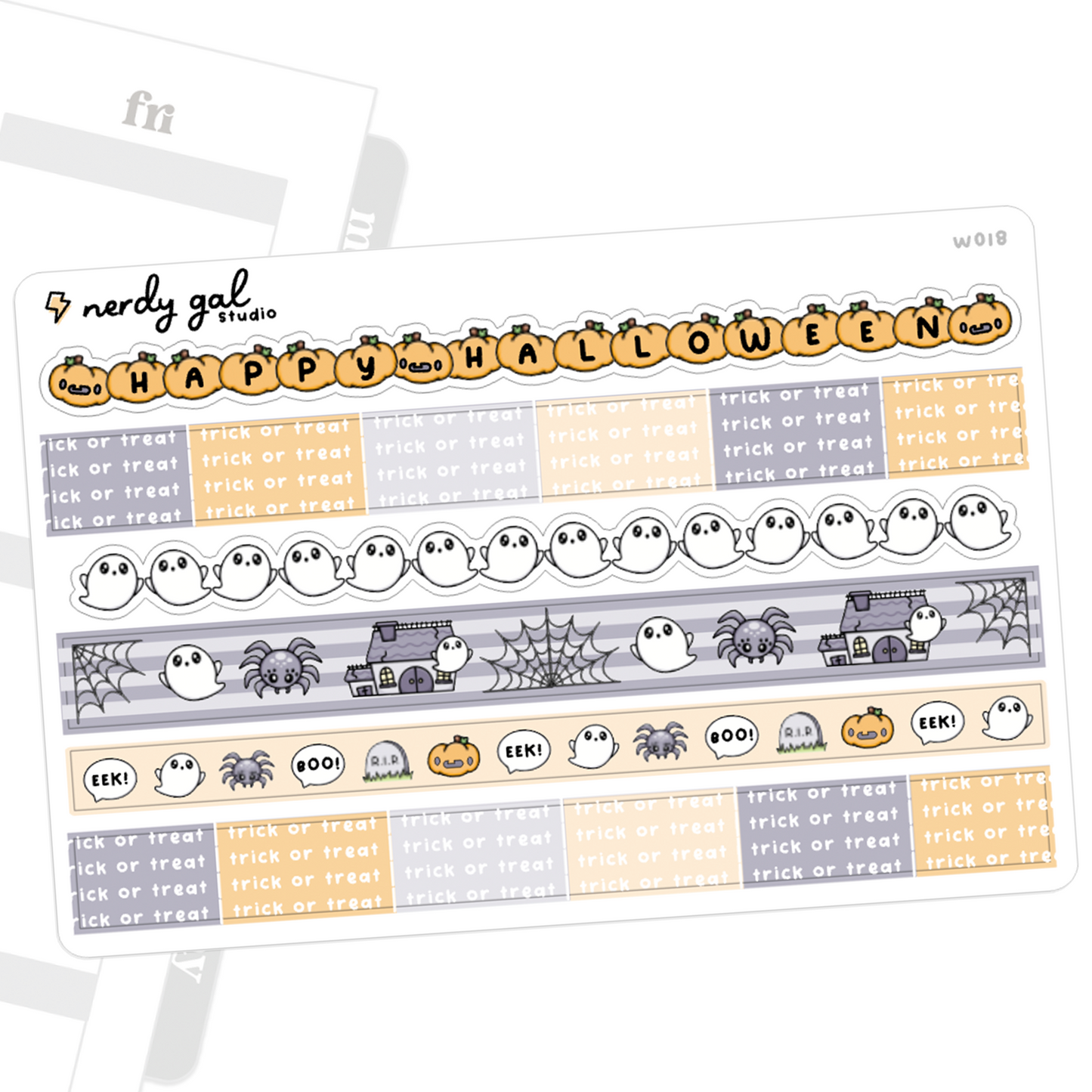 Spooky Season Washi Paper Strips